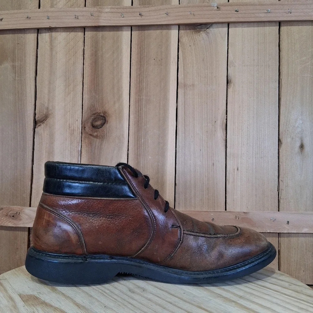 Vintage Red Wing Chukka Boots Mens 10‎ Brown Leather Ankle Casual USA 9347